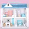 Wooden Dollhouse With Double Story Design For Role Play And Imaginative Play