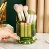 360 ° drehbarer Make-up-Pinselhalter, luxuriöser Kosmetik-Organizer, Lippenstift-/Augenbrauenstifthalter, Lidschatten-Aufbewahrungsbox