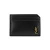 Saint Laurent Tiny Monogram Gold Open Card Wallet 758203 02g0w