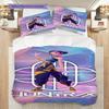 Fantasy Warriors Unite Three-piece set (1 * duvet cover + 2 * pillowcase, without core) 2D Flat Soft and comfortable Christmas birthday gift