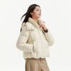 Tanboer Women's Short Puffer Down Jacket with Detachable Hood