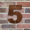 Rusty Metal Address Numbers Letters Vintage Outdoor Decor