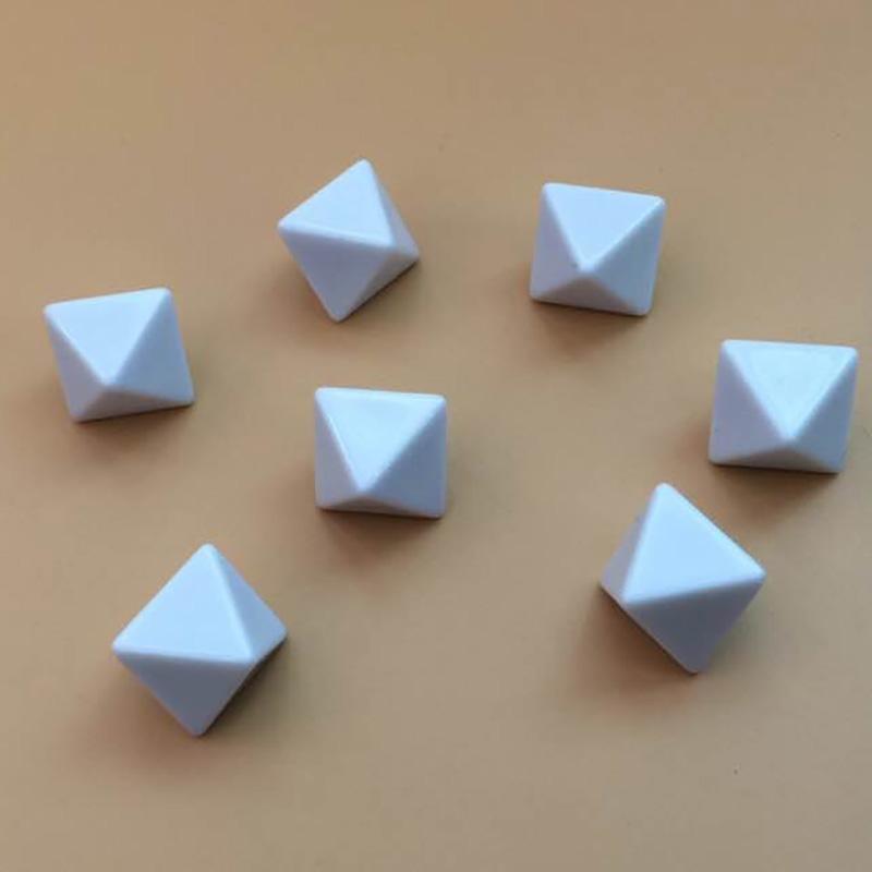 10 Piece Blank Dice Puzzle Game Send Children 8 Sided Dice Diy Game Accessory 16Mm