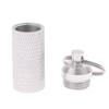 1Pc Aluminum Alloy Waterproof Pill Shaped Box Bottle Holder Container Keychain Medicine Box Pill Box Key Holder