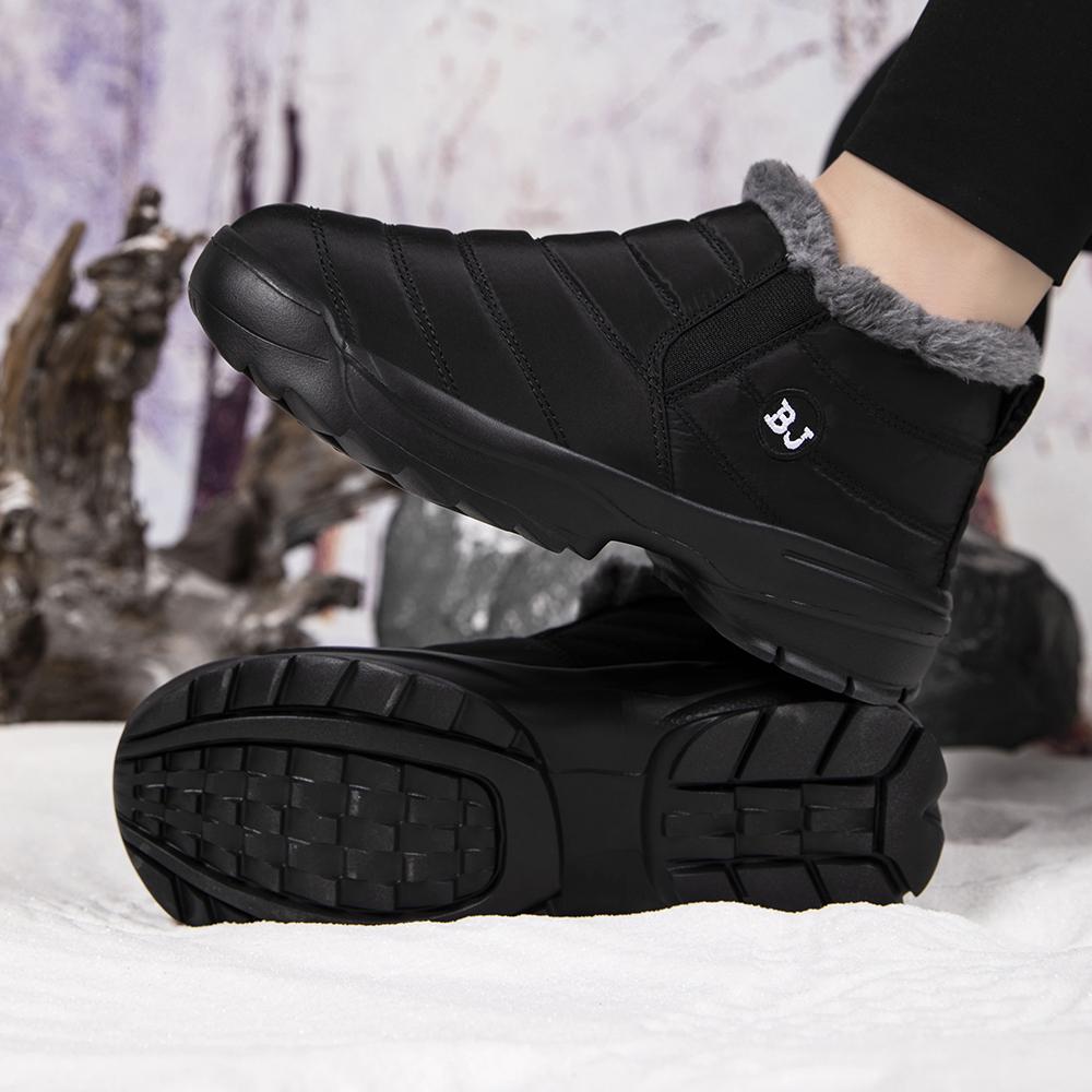 Women'S Plush Thick-Soled Boots, Women'S Shoes, Women'S Waterproof Boots, Winter Fashion Snow Boots, Women'S Boots  New Model