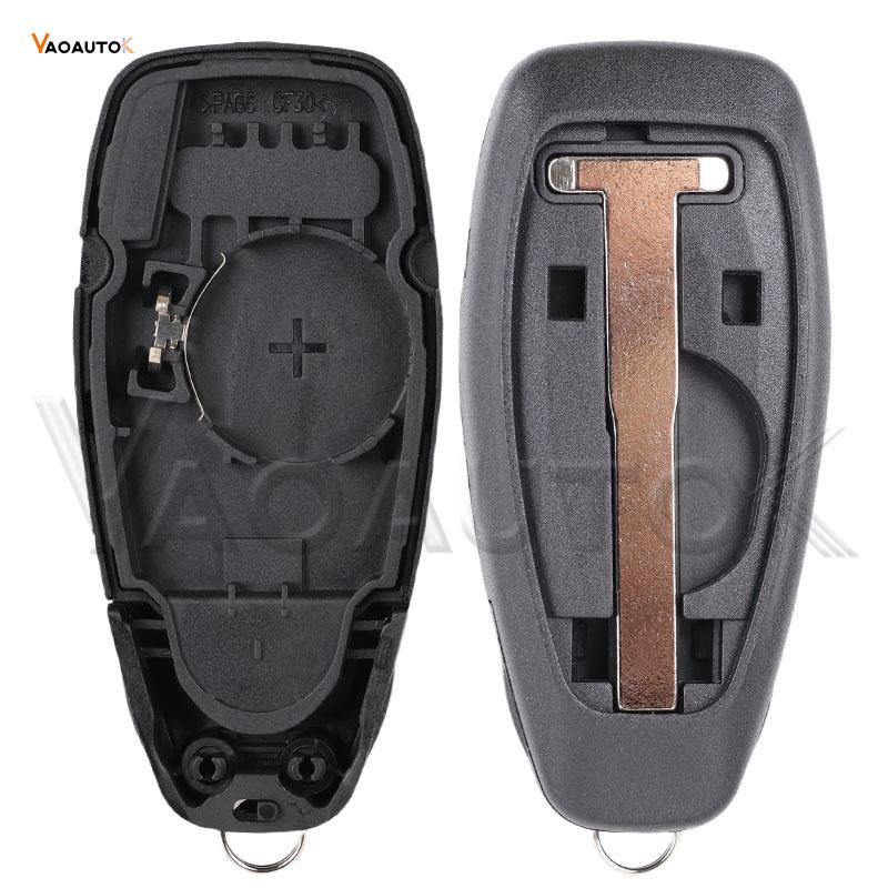 Intelligenter Fernbedienungsschlüssel für Ford Focus Kuga Fiesta C-Max Mondeo B-Max 3 Tasten Keyless Proximity 433MHz ID83 49 Chip HU101 Klinge