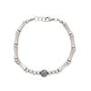 Titanium Stylish Unisex Steel Bracelet Sophisticated Design Bamboo