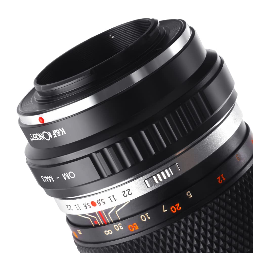 CONCEPT Direct Store Mount Adapter OM Mount Lens Adapter Mount Micro Four Thirds Mount Conversion Adapter Ring Olympus Compatible OM Lens to Micro