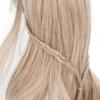 Doll Hair Wig Curly   Neat Bangs   Cutting Soft Doll Supplies for 1Celsius3 8 To 9in Head Circumference   Doll