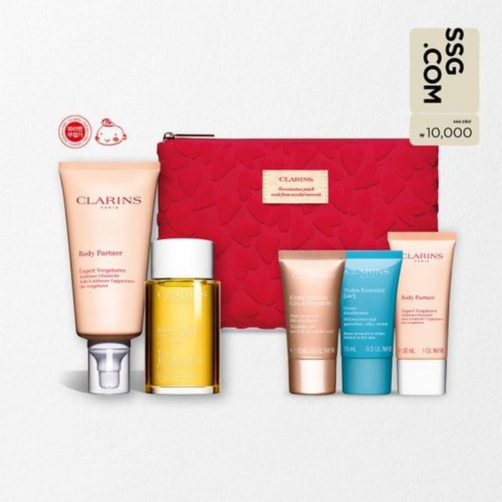 Clarins Maternity Cream Oil Set +deluxe 6 Pcs Ex-mom cream oil set/Excluding gift-wrapping