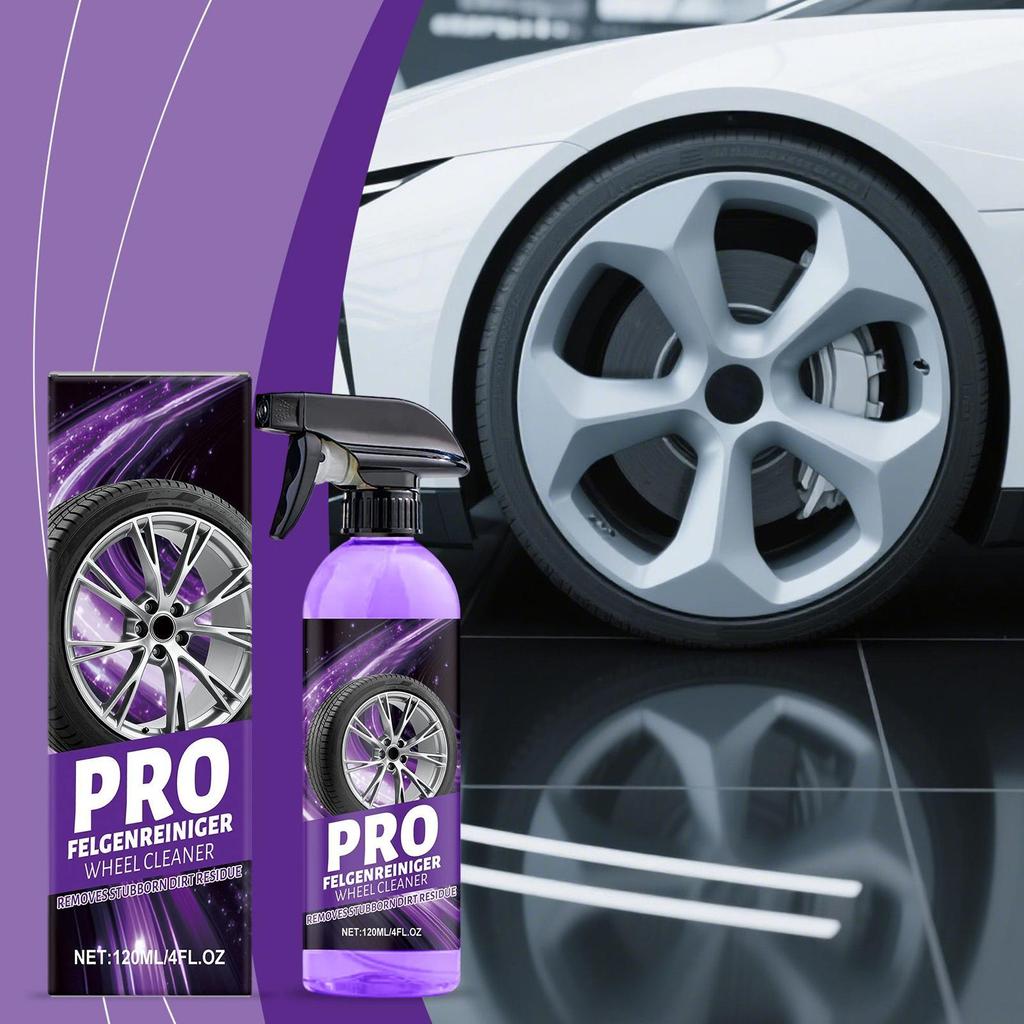 Car Wheel Cleaner 120ml Foam Brake Dust Remover Alloy Wheel Cleaner For Car Interior Exterior Detailing Brake Engine Hub