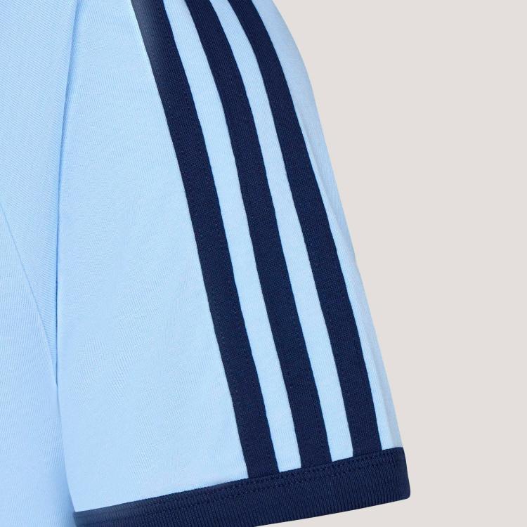 Adidas Originals 3S Simple Striped Casual Cotton Sports Short Sleeve T-Shirt Men Tops KG6323