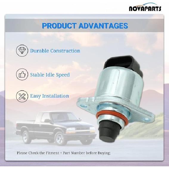 Idle Air Control Valve for 1996-2003 Cavalier S10 Malibu Sonoma Alero Sunfi