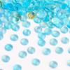 Aurora Lake Blue Glass Flatback Rhinestones for Nail Art, Jewelry, Shoes, and Hats Accessories