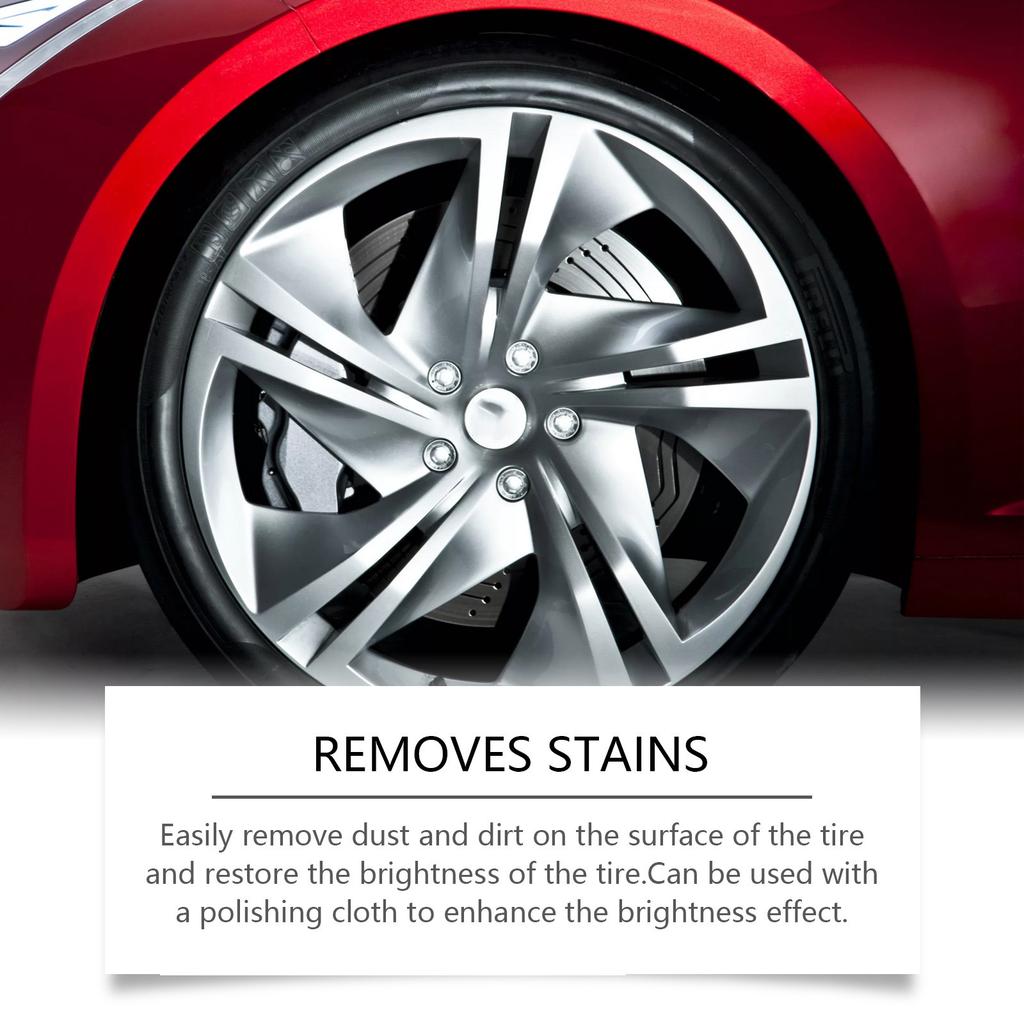 High Performances Tire Shine & Protector with Easy to Use Foam Formula Efficient Tire Cleaning Foam for Polishing Use