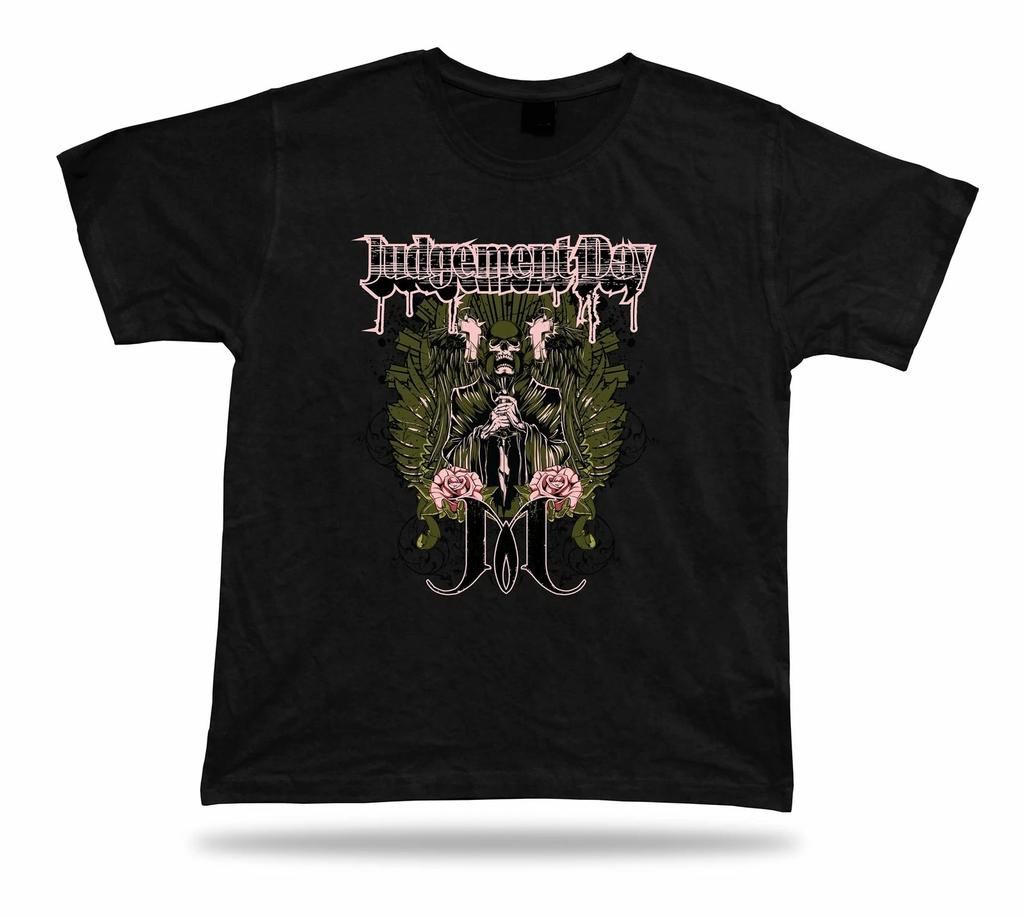 Tshirt Tee Shirt Birthday Gift Idea Judgement Day Death Reaper Evil Emblam Skull