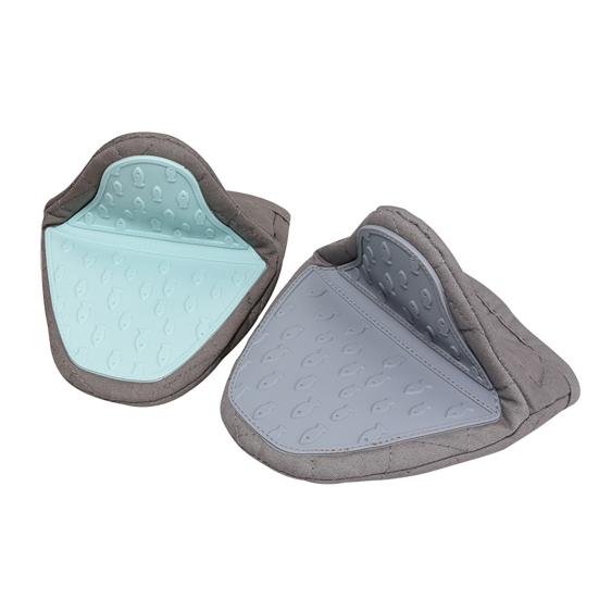 1Pc Silicone Insulated Gloves Cotton Filled Oven Mitts Heat Resistant Oven Gloves Kitchen Baking Grilling Helper