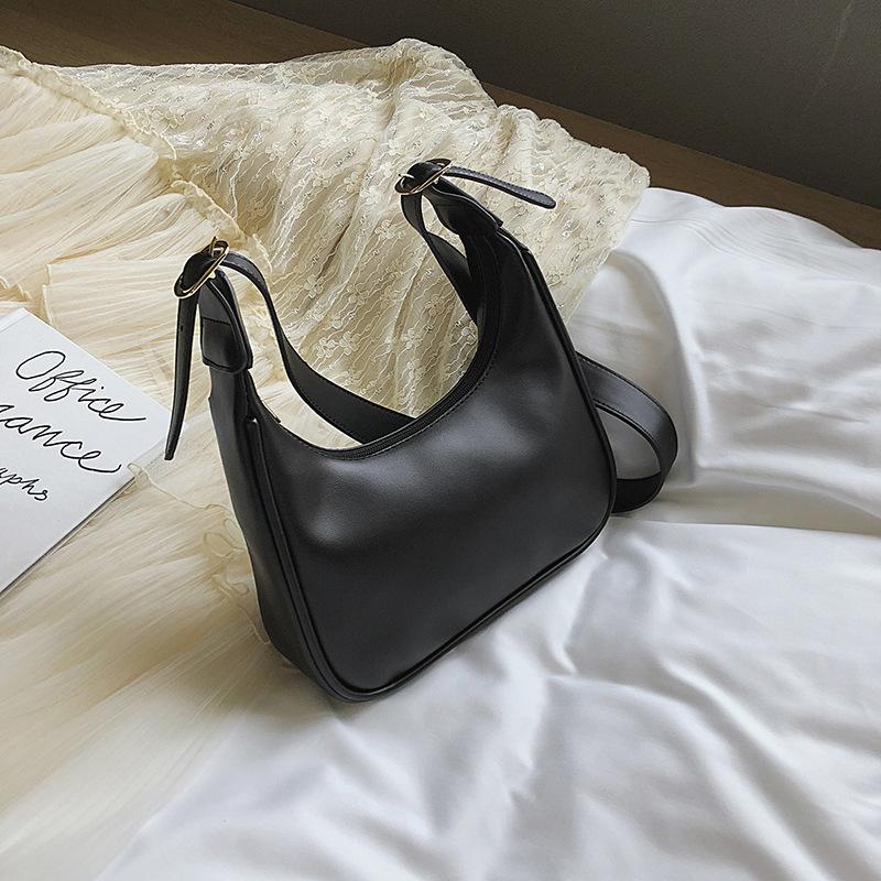 Bag women's retro armpit bag simple and fashionable versatile handbag crescent shoulder crossbody dumpling bag women's tide