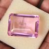 30x22mm CERTIFIED Emerald Cut NATURAL Pink Topaz Loose Gemstone For Collectors