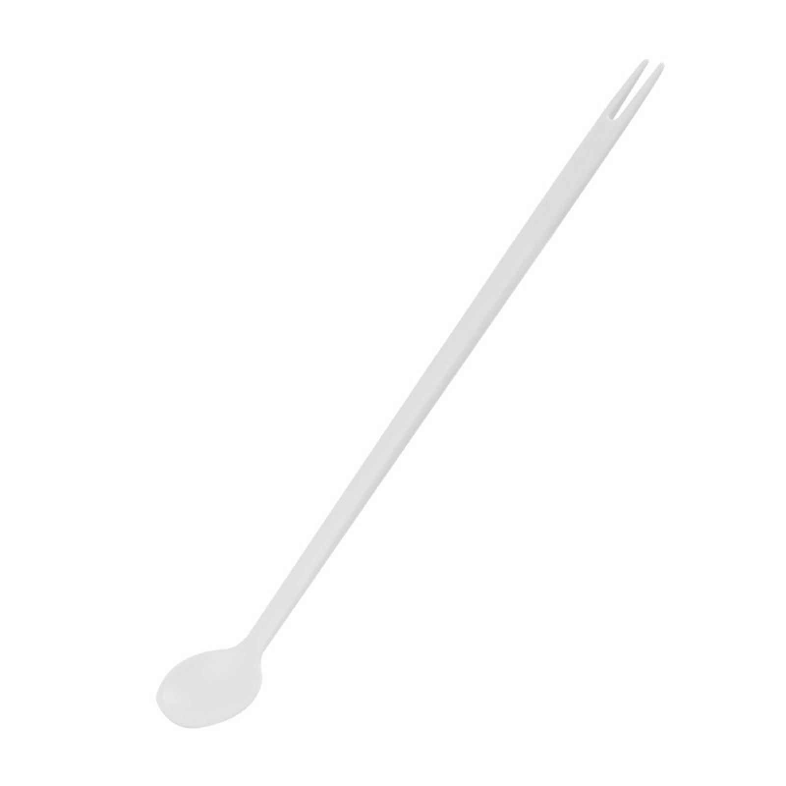 

Multi-Functional Kitchen Cooking Spoon and Fork Double-Ended Utensil for Stirring Serving and Mixing Durable Design One Size белый