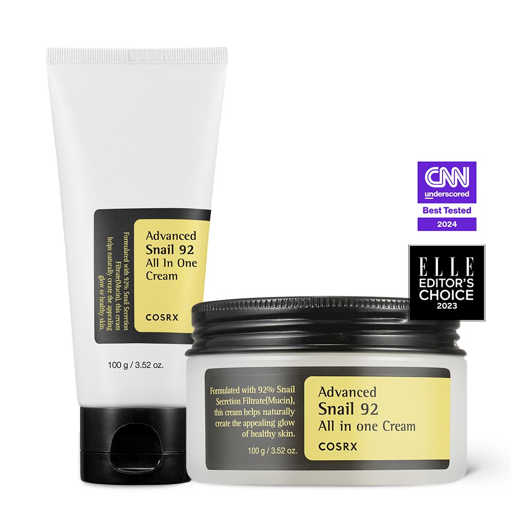 COSRX Advanced Snail 92 All In One Cream 100g – Soothing & Moisturizing Snail Mucin Cream