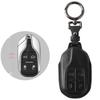Genuine Leather Key Case for Maserati Levante, Ghibli, and Quattroporte