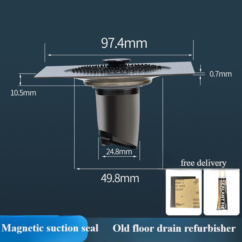 

Stainless Steel Sewer Deodorant Core Insect And Odor Proof Floor Drain for Bathroom Kitchen Renovation