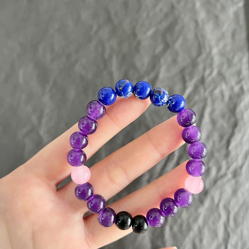 1pc Serenity bracelet Jasper stone beaded bracelet men women insomnia protection jewelry bracelet