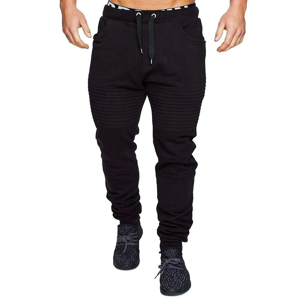 Men's Casual Camouflage Sweatpants Jogger Basic Ruched Pant Pockets Elastic Waist Drawstring Gym Workout Outdoor Sports Trousers