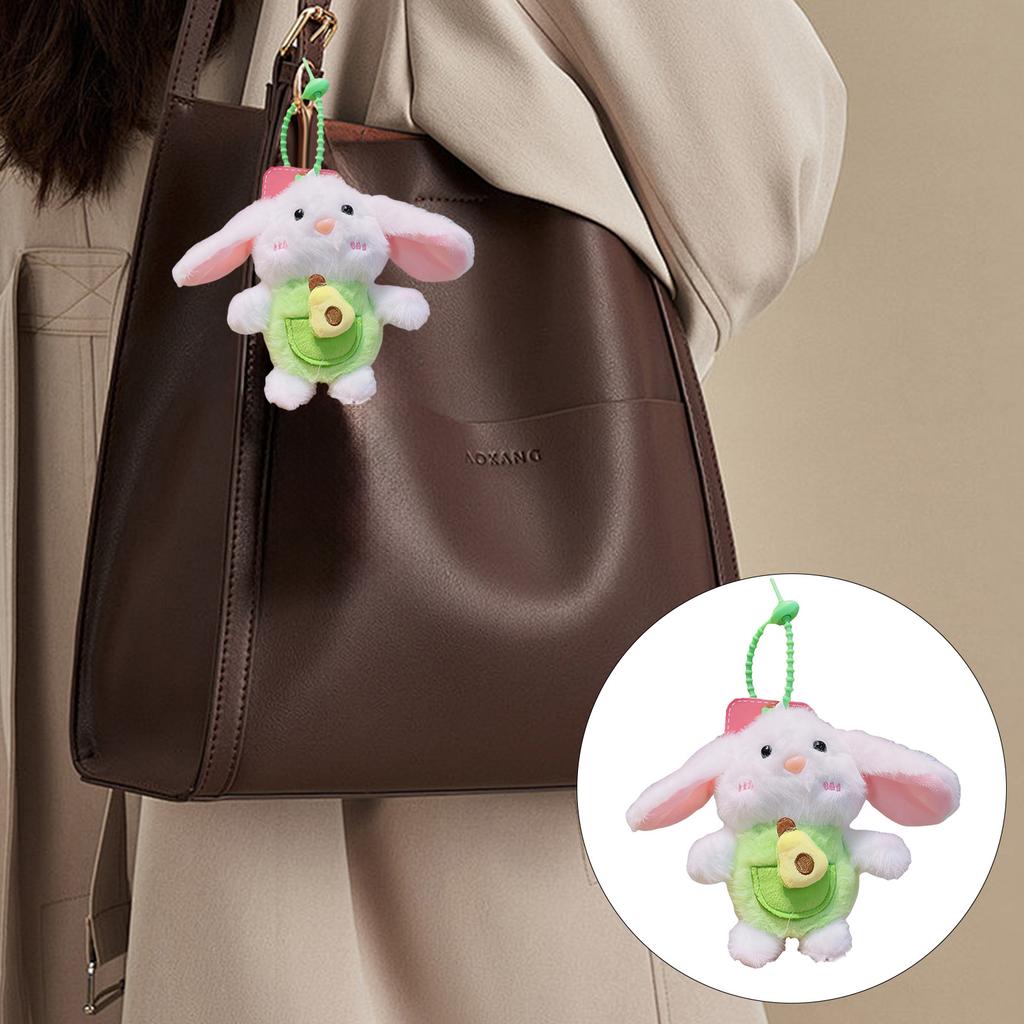 Cute Plush Bunny Keychain,Soft Bag Pendant, Kawaii Stuffed Charm For Backpacks, Car Keys, Gifts For Kids & Teens