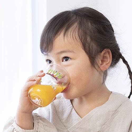 Strong Child Glass S&M Pair Set, Hide and Seek Rabbit, Adelia/Ishizuka Glass (6086/6087)