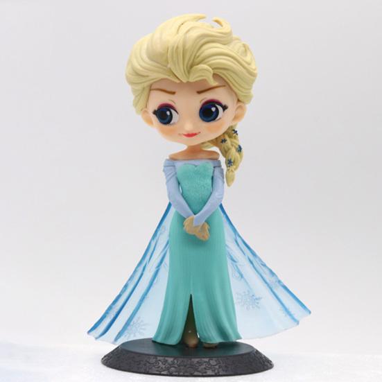 Action Figure Skin-friendly Exquisite Craft PVC Disney Princess Figurine Model Statue for Children