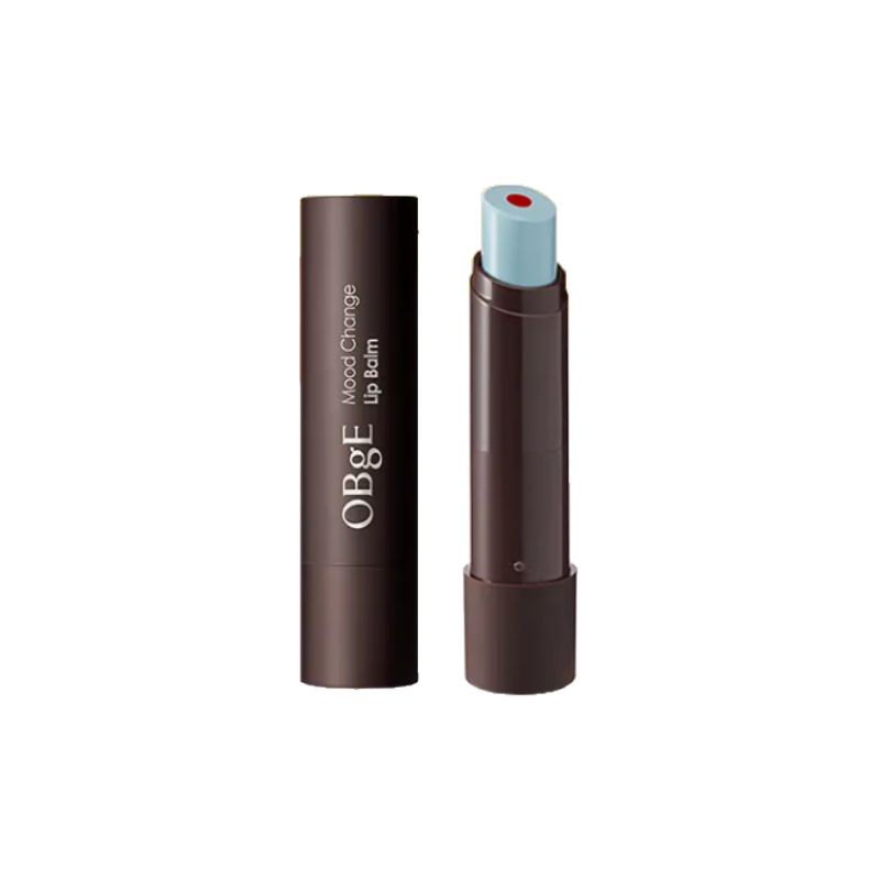 OBGE Mood Change Color-Adapting Lip Balm 3g (2 Types Option) #Natural red