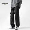 MMOPTOP Men's K1107 Summer Straight Leg Cargo Pants