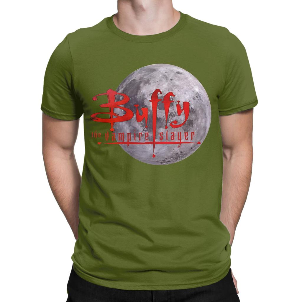 Buffy The Vampire Novelty 100 Cotton Tshirt Buffy The Vampire Slayer Band Tops Tees For Unisex