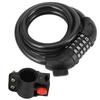 Durable 5-Digit Code Bike Lock with Mounting Bracket 1.2M Length Mountain Bicycle Lock Resettable Easy To Use Coded Lock Cycling