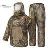 Camouflage Insektenanzug Mückenschutz für Herren Damen, Schutzkleidung Jacke und Hose, Garten Schädlingsschutz Kleidung mit Netzhaube Outdoor Camping Angeln Erwachsene