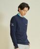 Antomas Spaceship Round Neck Knit Men'S - Navy