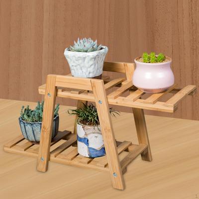 Planter Holder Shelf Desktop Plant Stand Flower Pot Display Rack for Garden Countertop
