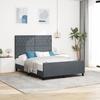 vidaXL Bed Frames Dark Grey 140x200 Cm Velvet 3344880