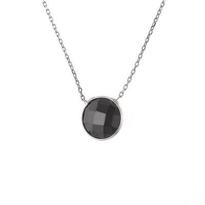 Halskette - LOLA VAN DER KEEN - Leonora - 925 Sterling Silber rhodiniert - Länge 42 cm - Zirkonoxid