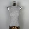 Slim Pure Desire Style Feminine Knit Vest with Half-High Collar