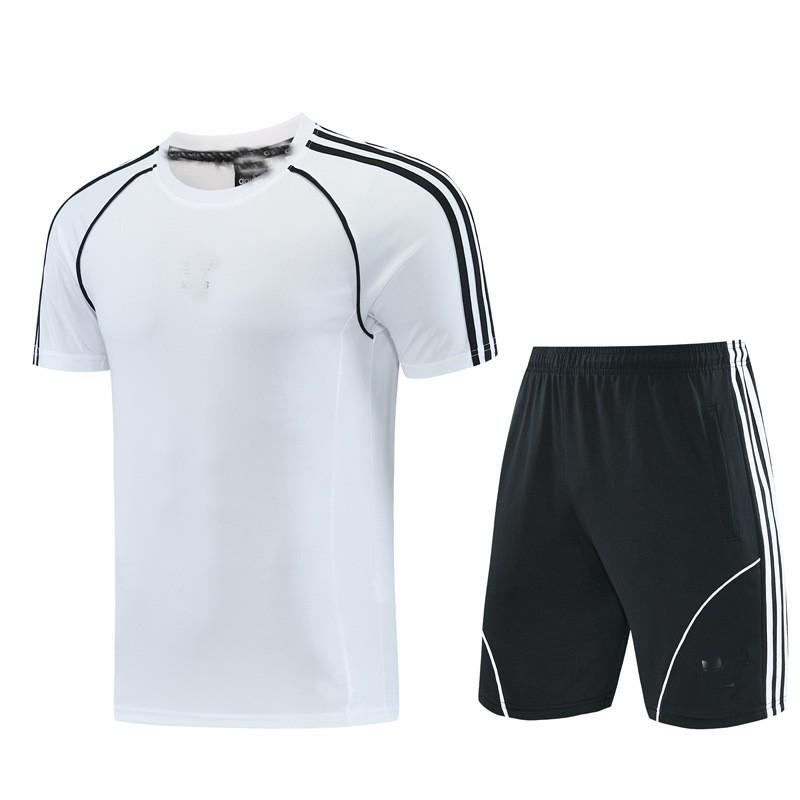 Mens Short Sleeve Tracksuit Running Basketball Soccer Training Workout Sportswear