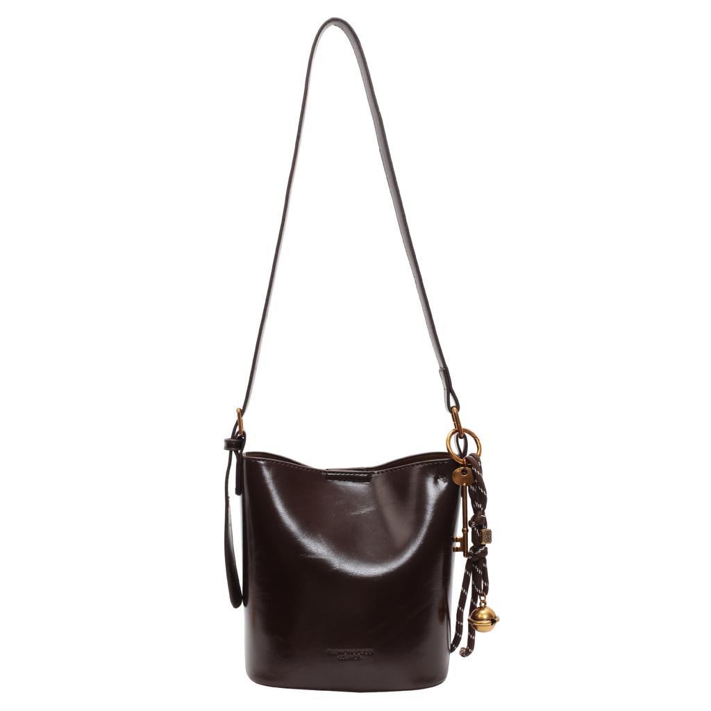 French Trend Mother And Child Bag Women'S Retro Fashion Bucket Bag High-End Shoulder Women'S Bag