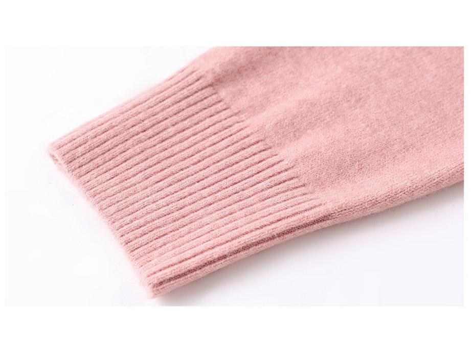 Autumn Winter Chinese Retro Cheongsam Collar Thick Knit Sweater – Fashionable Women's Pullover