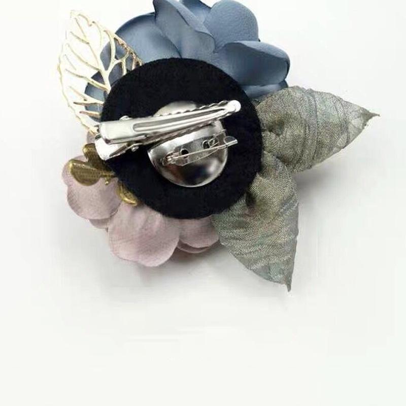 1Pc Botanical Pins Casual Mother's Day Gift Fashionable Party Accessories Women Rose Flower Brooches Fabric