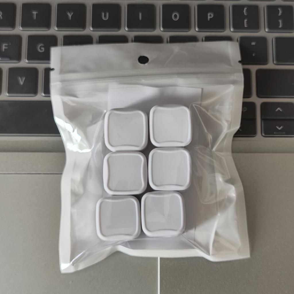 6-Pack Magnetic Cable Organizers, Plastic Cable Management Clips, No-Trace Self-Adhesive Desk & Car Cable Ties, Multi-Port Data Line Holder