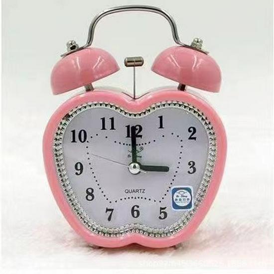 

Креативный светодиодный металлический будильник с мультяшным рисунком для детей - бесшумный, многофункциональный, светящийся прикроватный будильник