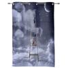 Plants Mushrooms Flowers Moon Modern Window Curtains for Living Room Bedroom Curtain Kitchen Treatment Blinds Drapes