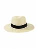 Unisex Wide Brim Straw Panama Hat For Summer Beach Sun Protection